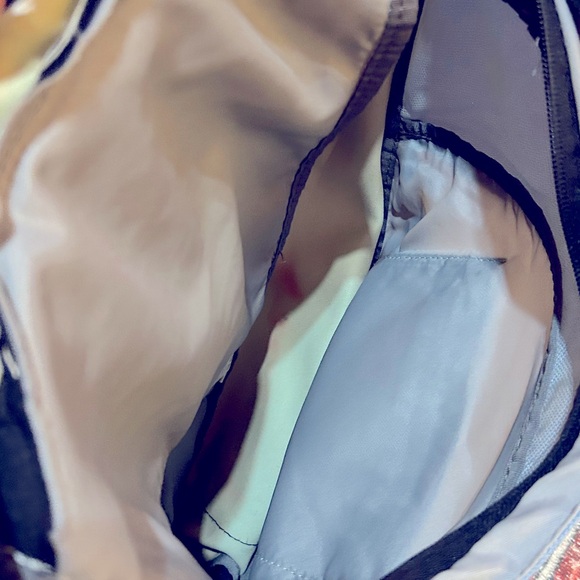 New Jansport Blue Infusion Muck-Proof Sling Backpack Slingpack Grey Blue Black - Picture 4 of 6